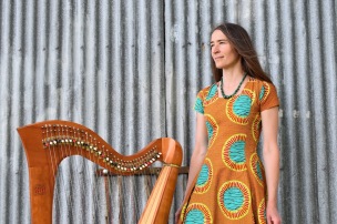 West Wales harpist and singer songwriter Jess Ward